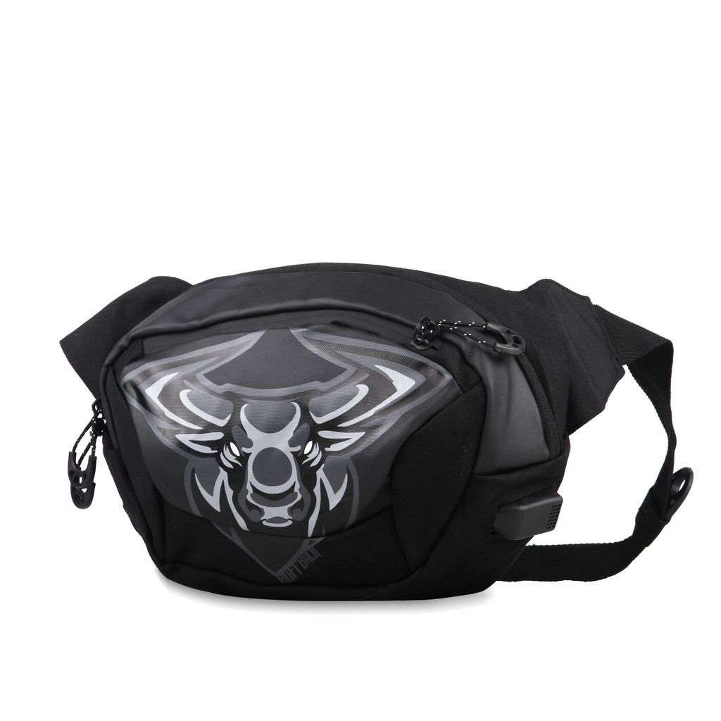 Waistbag Pria Waterproof Usb Buffback Bikers.