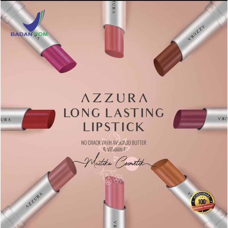 Azzura Longlasting Lipstik Tahan Sampai 12 Jam