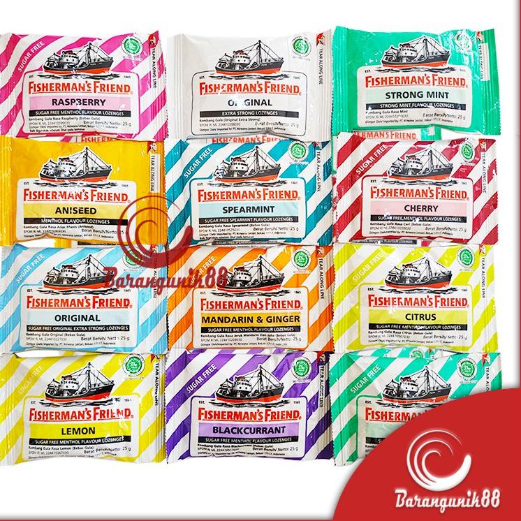 

(bnrx -70) Permen Fisherman's Friend Original 25 gram Aneka Rasa ₨ 36