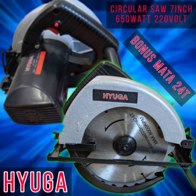 Circular  Saw Hyuga 650watt spare Part sama dengan makita 5800