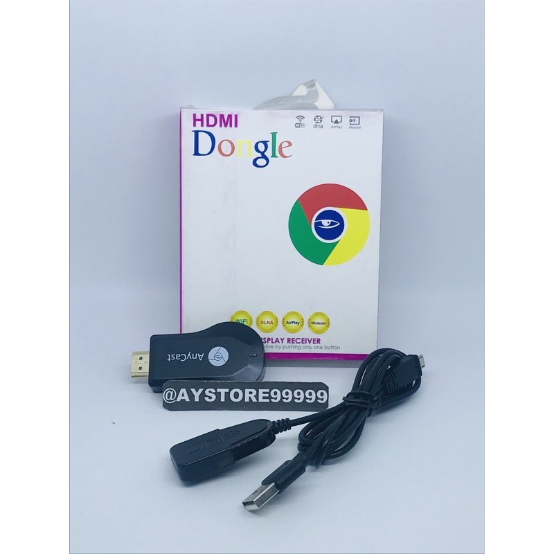 ANYCAST DONGLE HDMI WIRELESS HDMI DONGLE ANYCAST DONGEL TV MIRACAST ALAT PENYAMBUNG HP KE TV