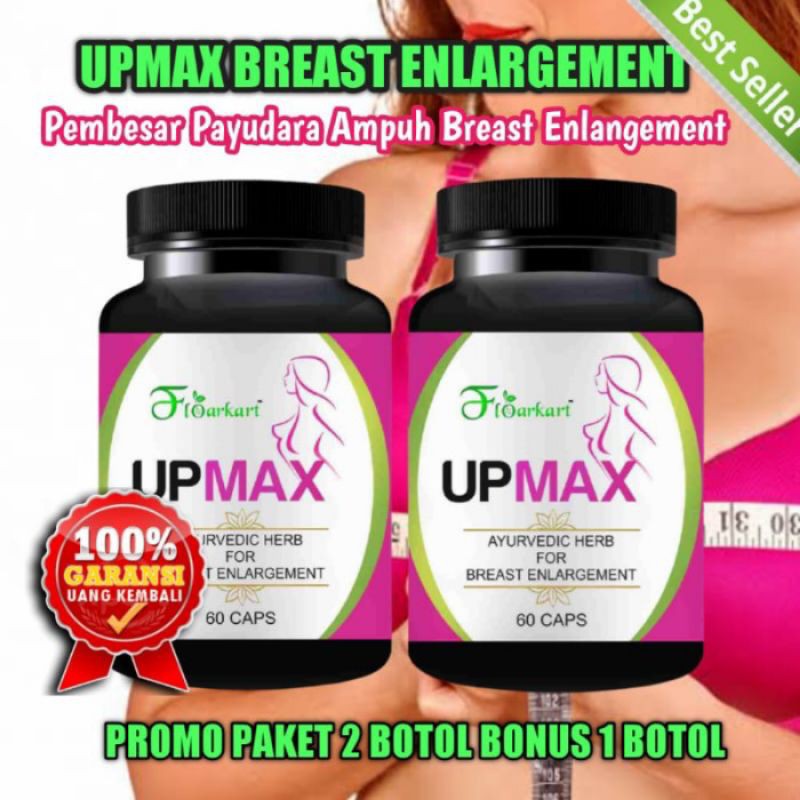 [ Promo 2 Botol ] Pembesar Payudara Kencang UpMax Breast Enlargement Original Herbal