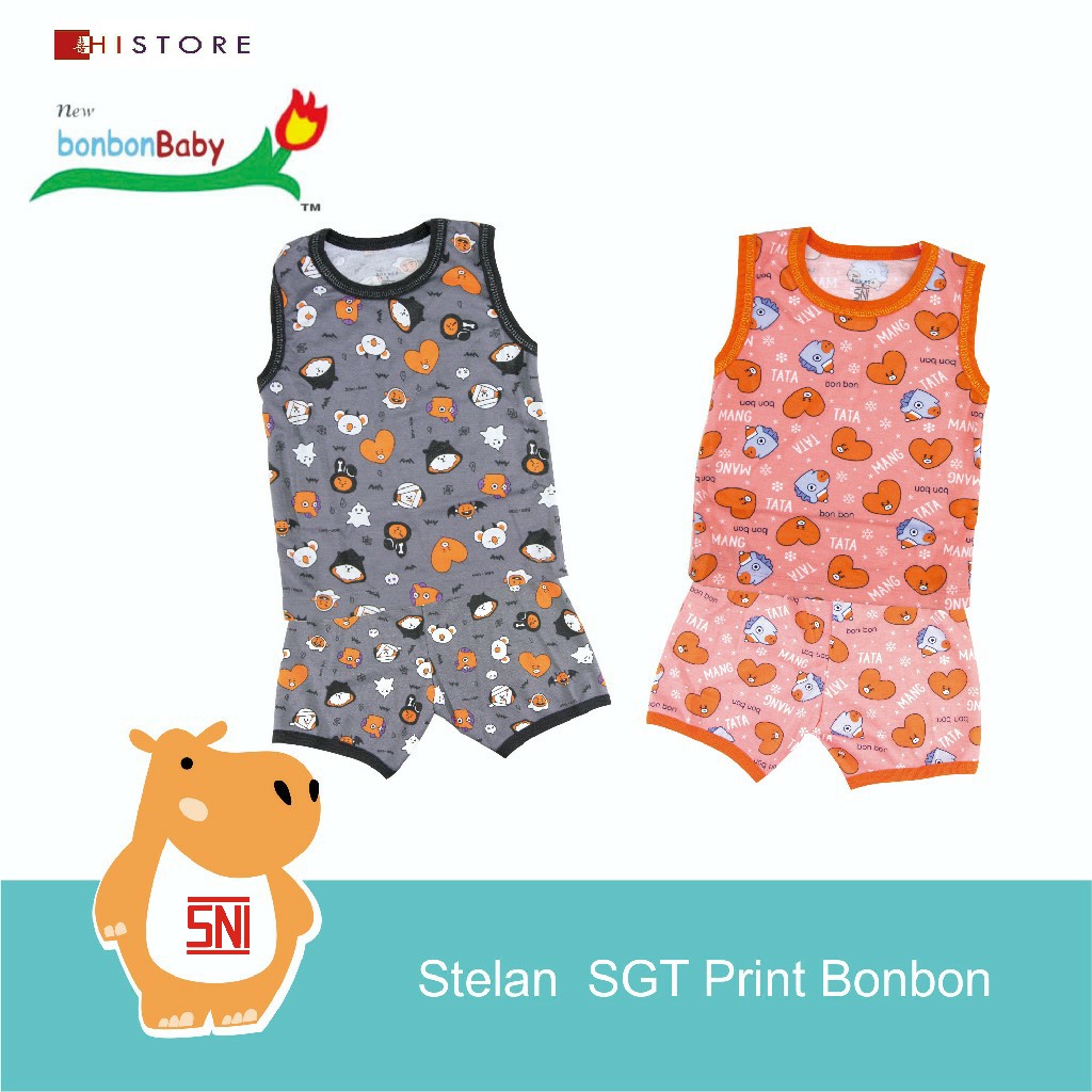 [HI]2 SETELAN OBLONG BONBON AMAN BAGI ANAK BEBAS BAHAN KIMIA BERBAHAYA BAHAN COTTON