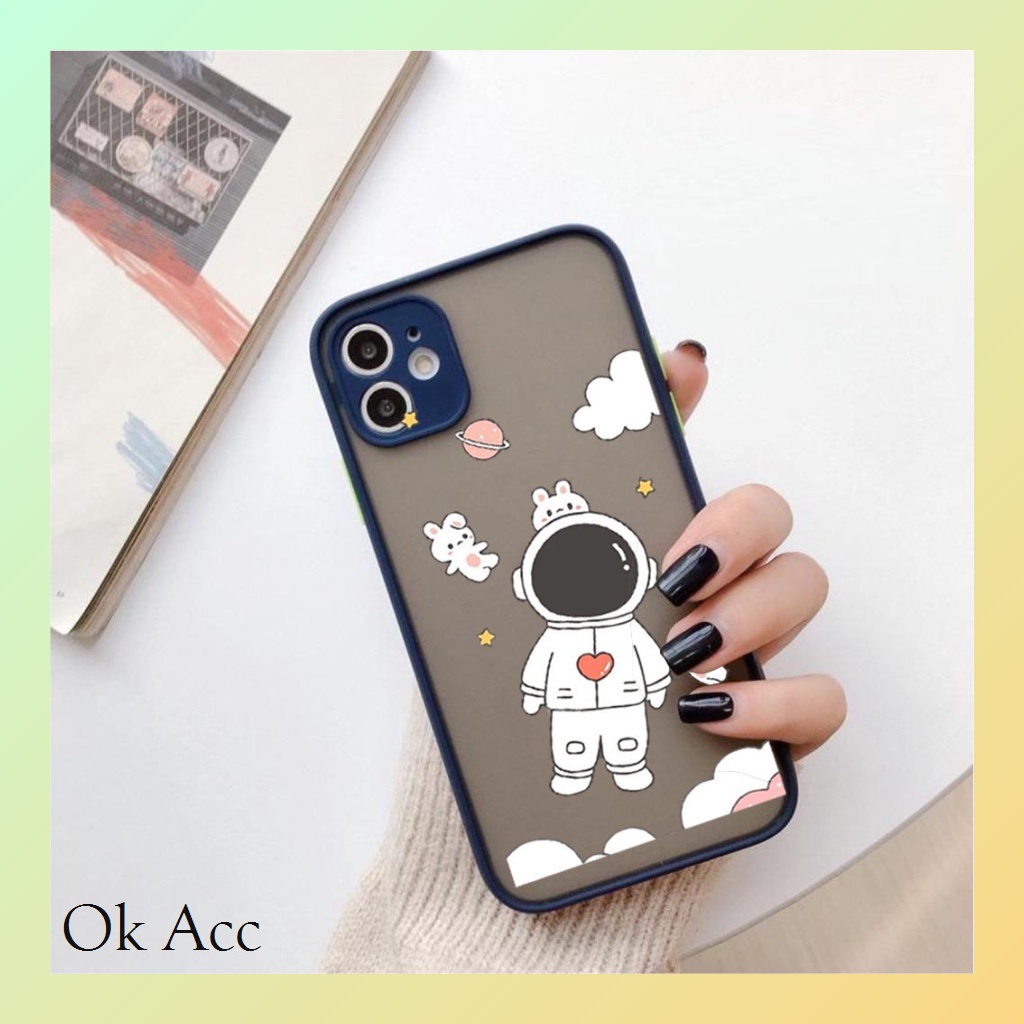 Casing Motif NASA Lucu AA11 for Oppo Realme 2 Pro 3 5i 5s 7 7i 8 8i U1 U2 C1 C11 2021 C12 C15 C17 C2 C20 C20A C21 C21y C25 C3 C31 C35 Narzo 20 30A 50a 50i 5G