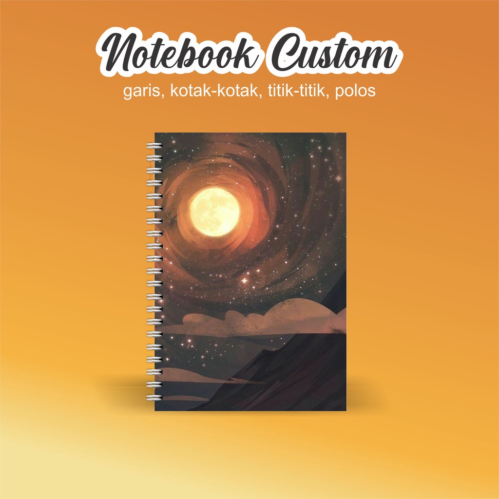 

NOTEBOOK A5 CATATAN/JURNAL BOOKPAPER GRID/KOTAK2#DOTTED/TITIK2#BLANK/POLOS