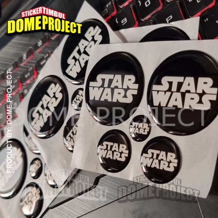 STIKER MOTOR TIMBUL EMBLEM NMAX LOGO YAMAHA NMAX AEROX LEXI LOGO STARWARS AESTHETIC KEREN IMPORT