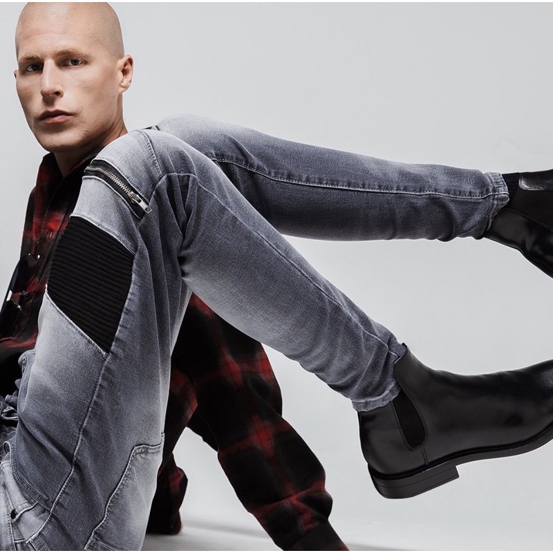 Rucas season 6 Black Biker Jeans