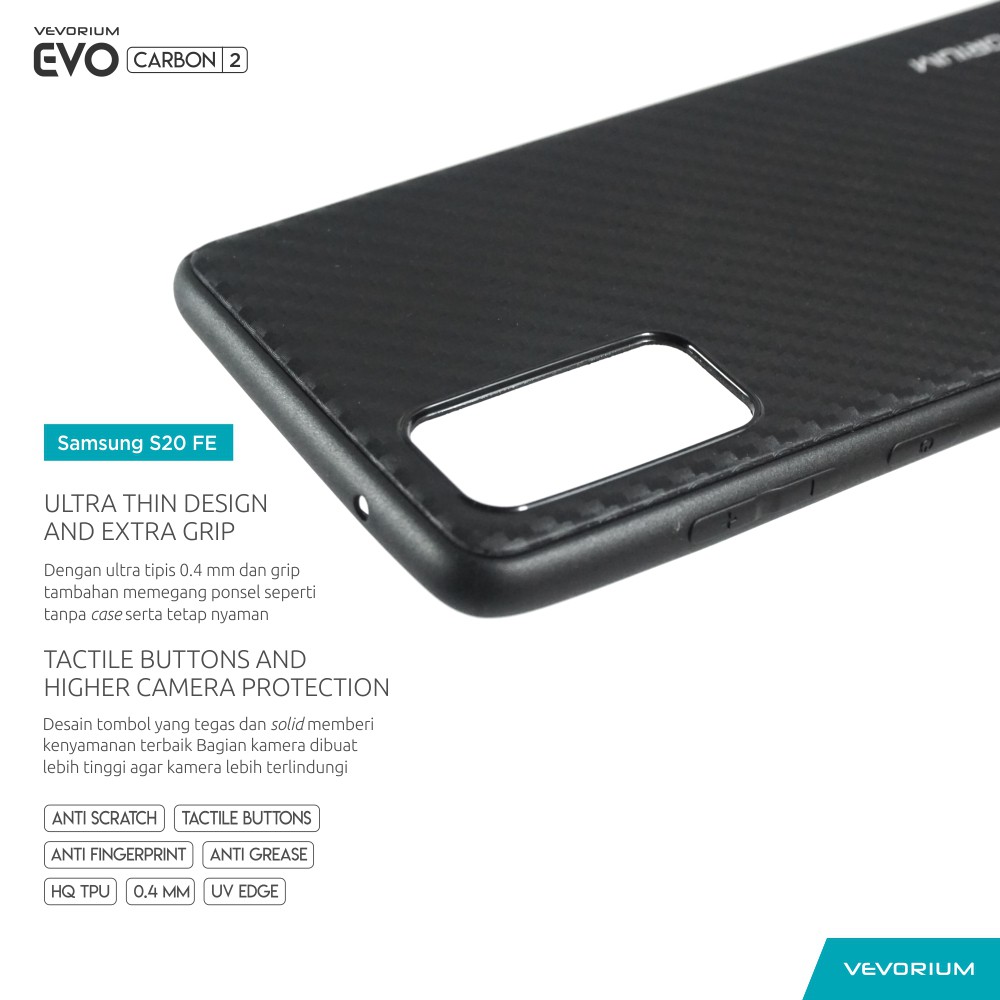 VEVORIUM EVO CARBON Samsung Galaxy S20 FE Soft Case Softcase