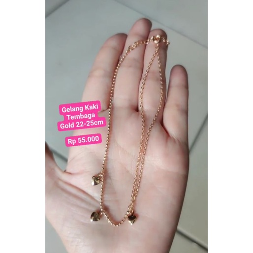 Aksesoris OSD GK01 dr Olla Shopping Depok Gelang Kaki Tembaga