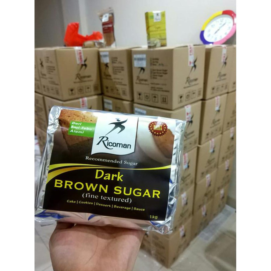 

Mmbon645- Ricoman Dark Brown Sugar 1Kg 968C