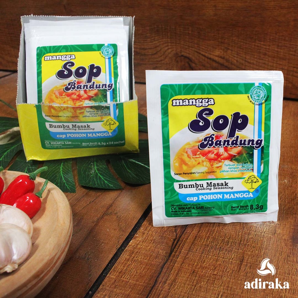 

Bumbu SOP Sup Kuah Ayam Sapi Sayur Bandung Bumbu Masak Instan Cap Pohon Mangga - POMANG