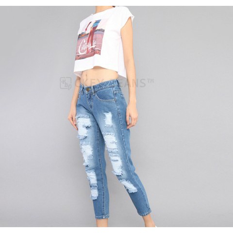 Best Promo Celana Panjang Boyfriend 8/9 full Furing CK 815 616/617/615/614