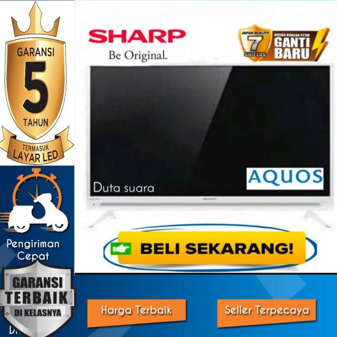 TV LED SHARP 32 Inch 32SA4101i USB Movie Garansi Resmi 5 Tahun Putih Termurah