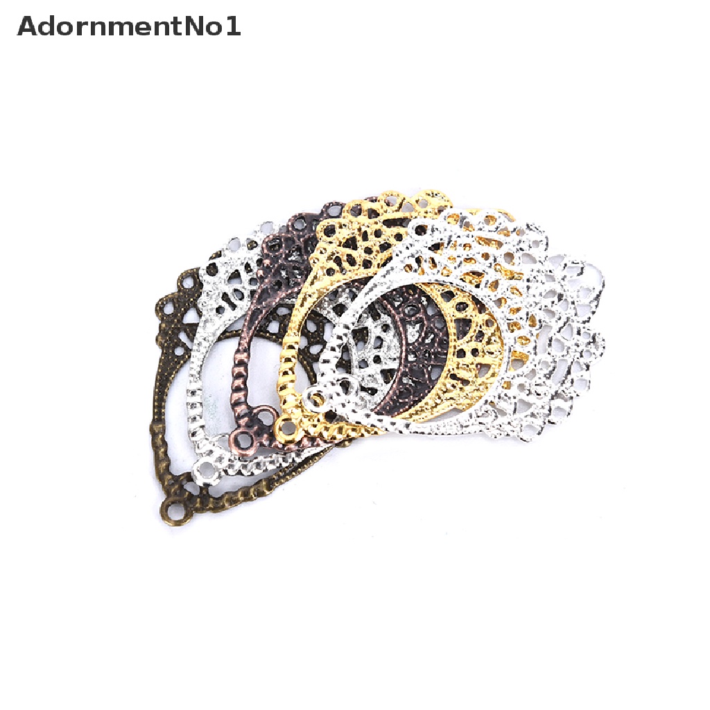 [AdornmentNo1] 30pcs Filigree Wraps Metal Connectors Crafts DIY Charm Pendant Jewelry Making [new]