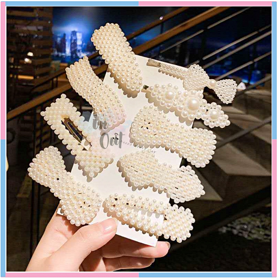 18 Varian Jepit Rambut Mutiara Korea / Hair Pin / Jepitan Rambut / Pin rambut / Pearl Hair Pin / Hair Clip ACC16
