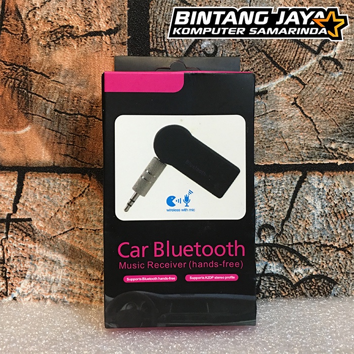 Car Bluetooth Wireless Audio Receiver Recharge + Colokan Aux Besi B09