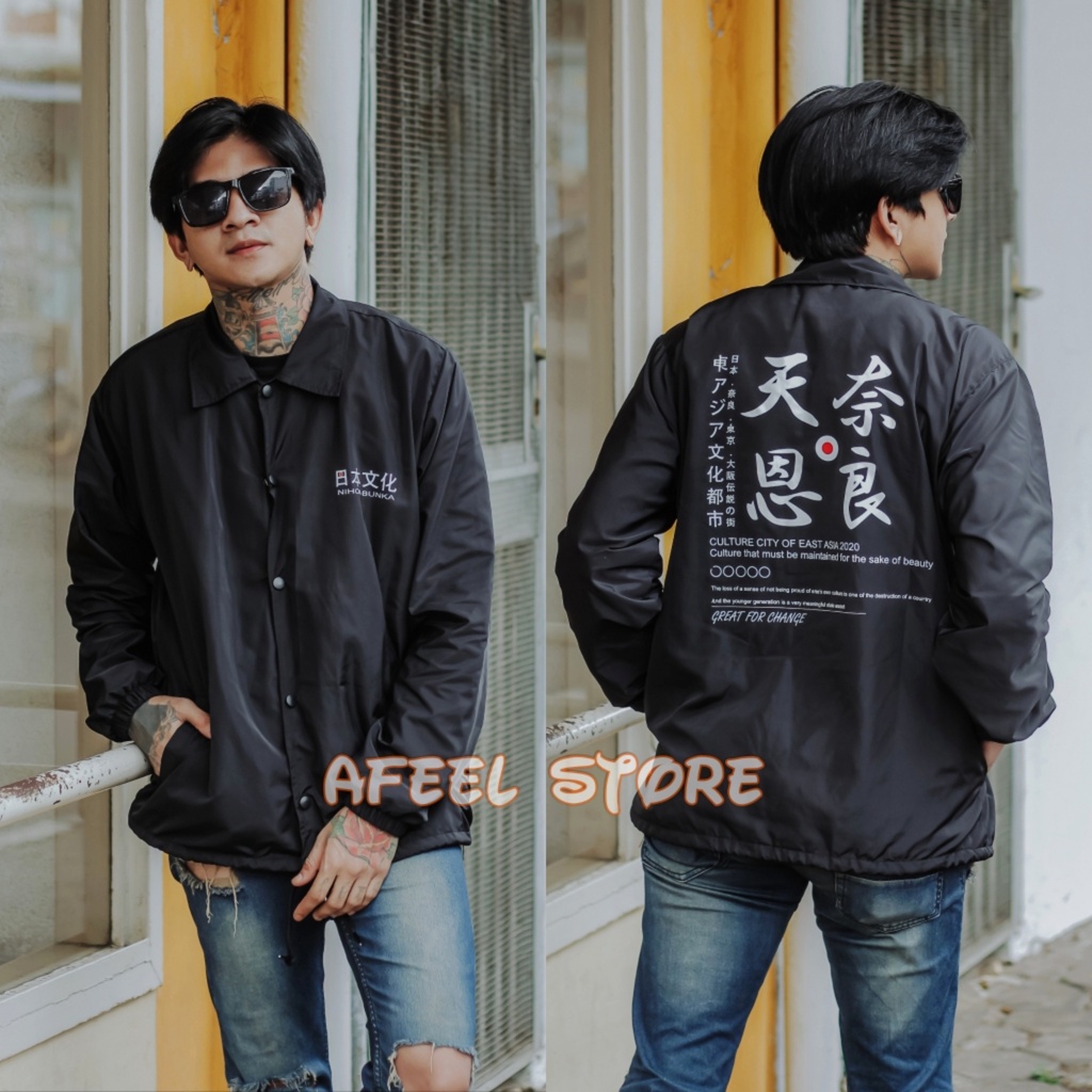 JAKET COACH PRIA NEW LINE YELLOW SALVIO HEXIA - JACKET WINBREAKER PARASUT COWOK-AF03