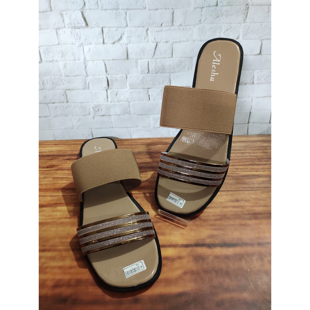 sandal teplek glister elastis HK-03