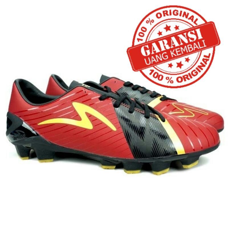 SEPATU BOLA SPECS ACCELERATOR SLAZ PRO FG RED DAHLIA/BLACK GOLD