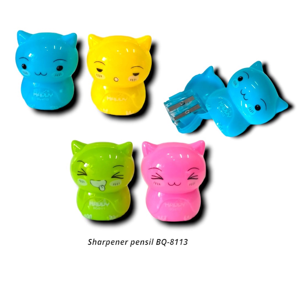 

RAUTAN SERUTAN PERUNCING PENSIL BENTUK KUCING LUCU PENCIL SHARPENER
