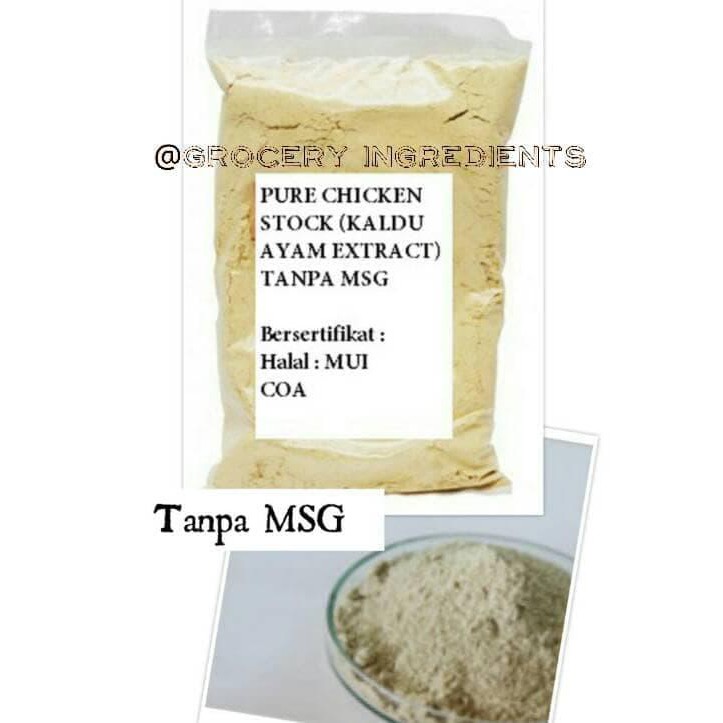 

Paling Laku Kaldu Ayam Non Msg / Pure Chicken Extract - 35Gram Termurah