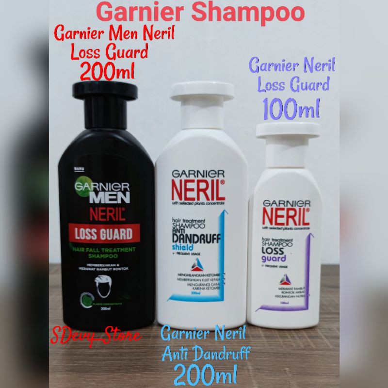 Garnier Neril Shampoo Anti Dandruff 200ml - Garnier Men Neril Loss Guard Shampoo 200ml