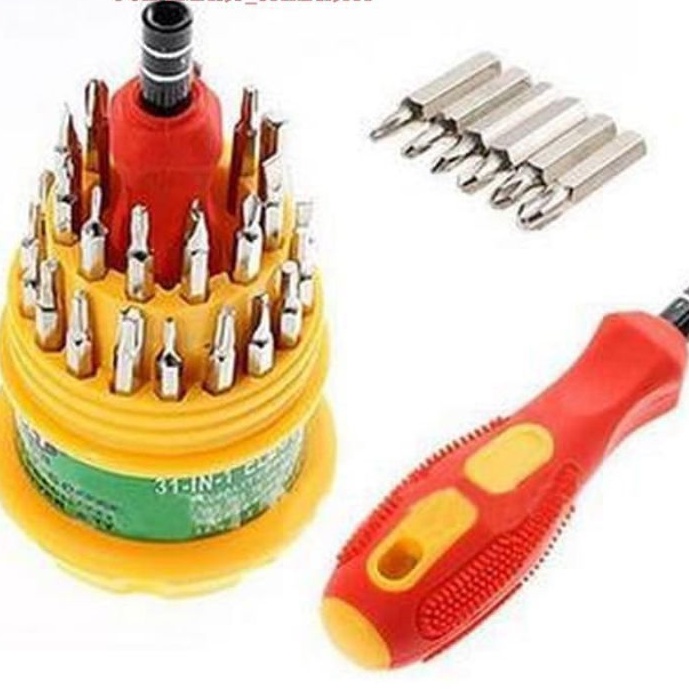 Obeng set 31 in 1 / toolkit 16 in1 screwdriver / Obeng HP / Obeng Magnetic 16 in 1