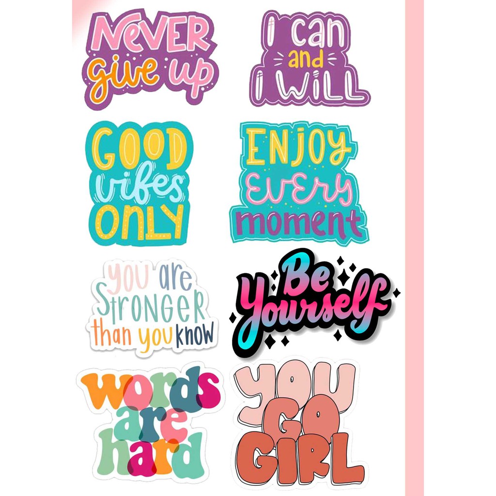 STICKER AESTHETIC Stiker Estetik Stiker Lucu Shopee Indonesia