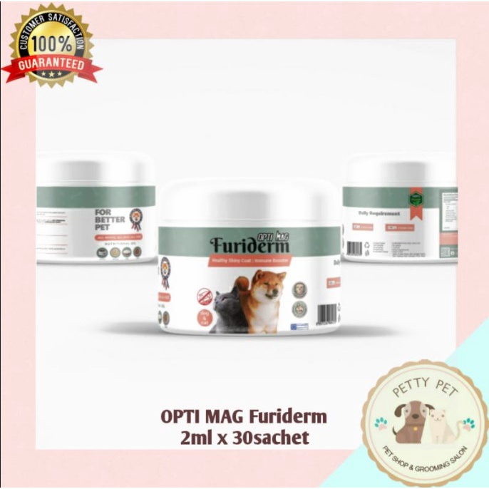 OPTI MAG Furiderm  Multivitamin Hewan Vitamin Anjing Vitamin Kucing Fish Oil