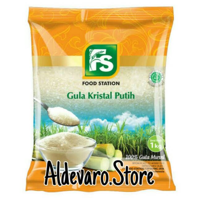 

Gula Pasir Kristal Putih Food Station 1 KG