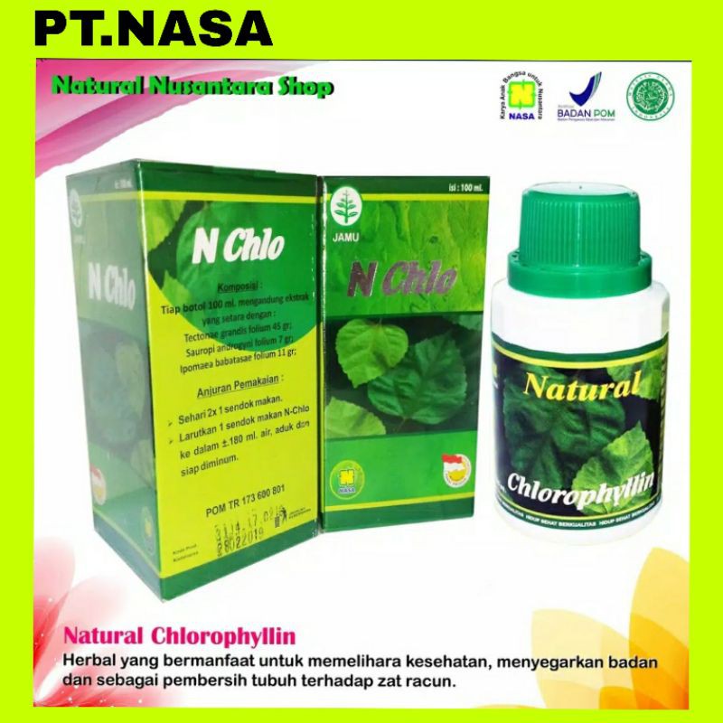 AMPUH HERBAL KHUSUS DETOX NATURAL CHLOROFLLIN