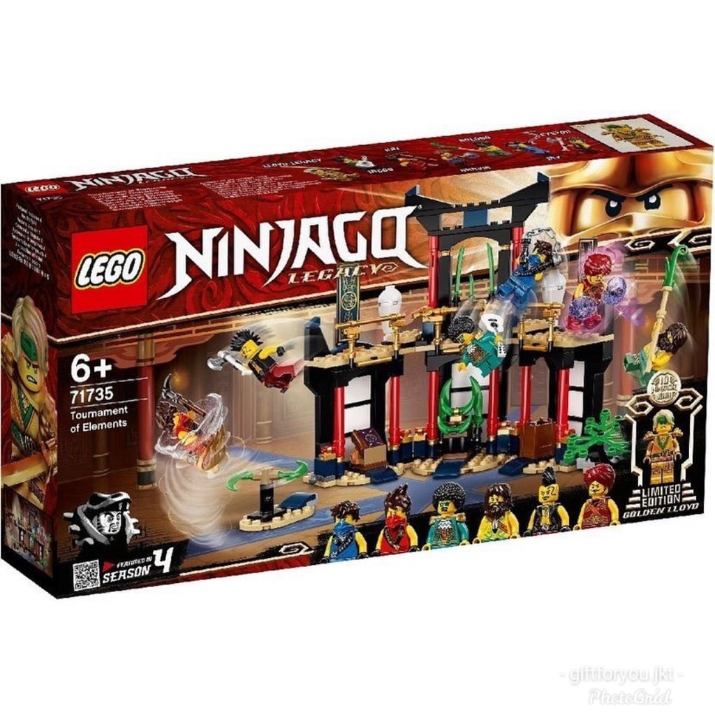 Lego Ninjago 71735 Tournament of Elements Mainan Bricks Anak Kid Toy Ninja Hero Original