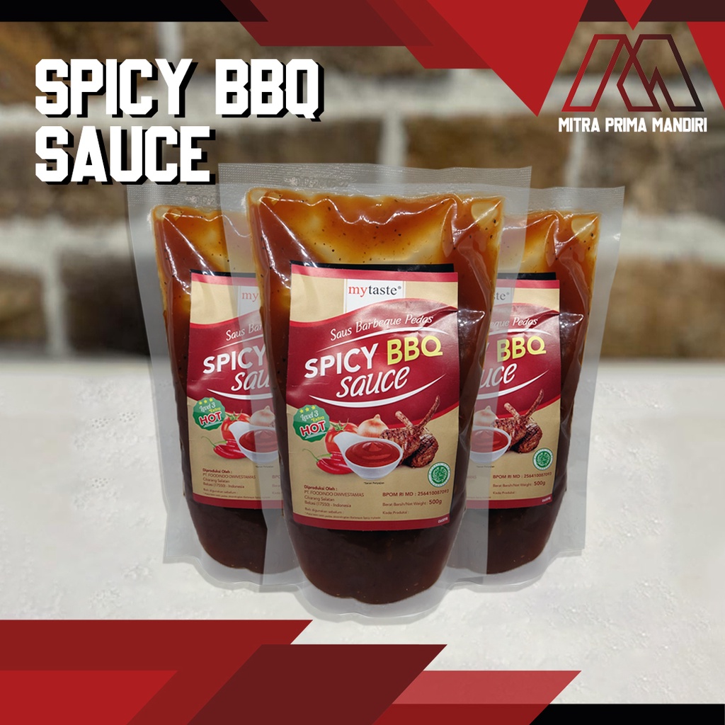 

MY TASTE SPICY BBQ SAUCE / SAUS BARBEQUE PEDAS 500ML