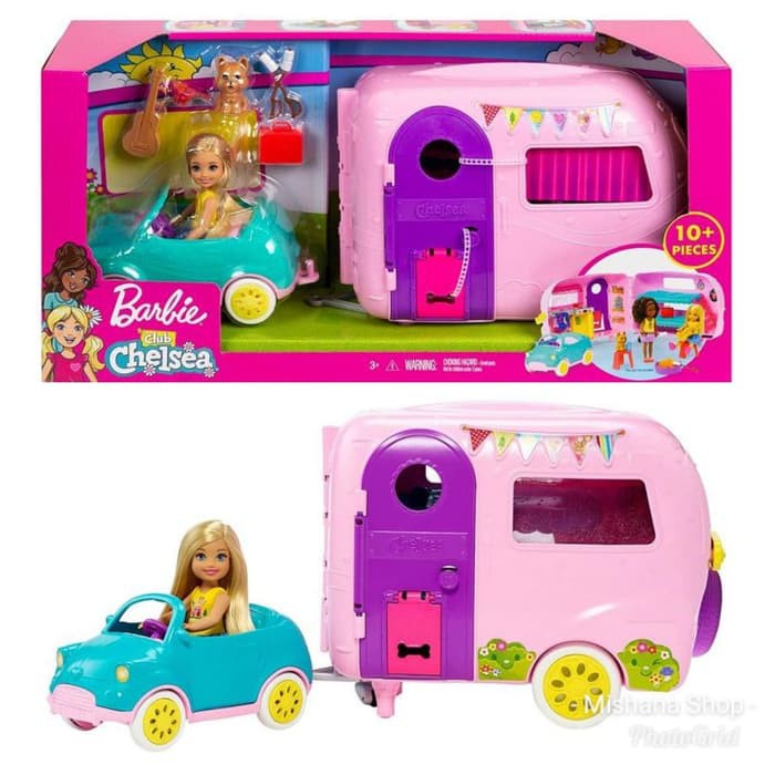 barbie chelsea camping set