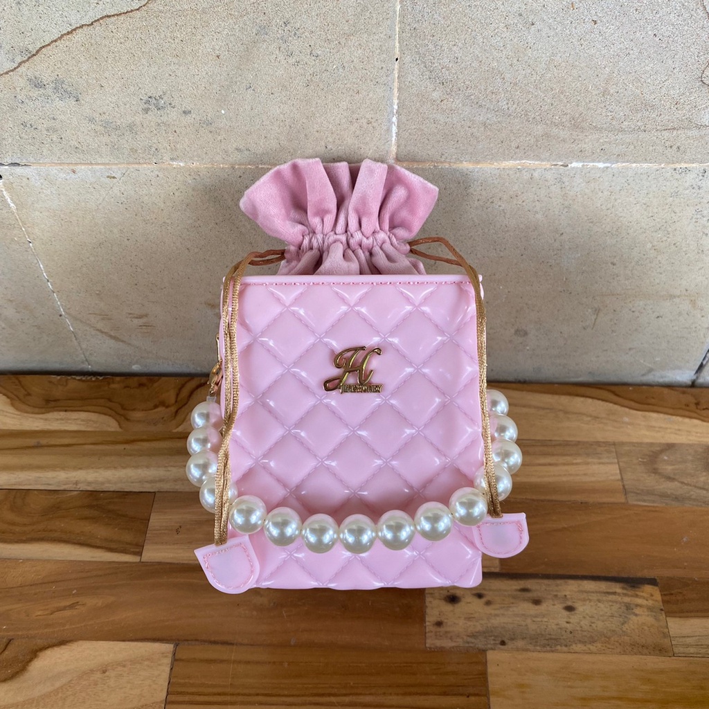 tas bucket selempang hp wanita jims honey sling bag jims honey naomi mini import bahu wanita kekinia