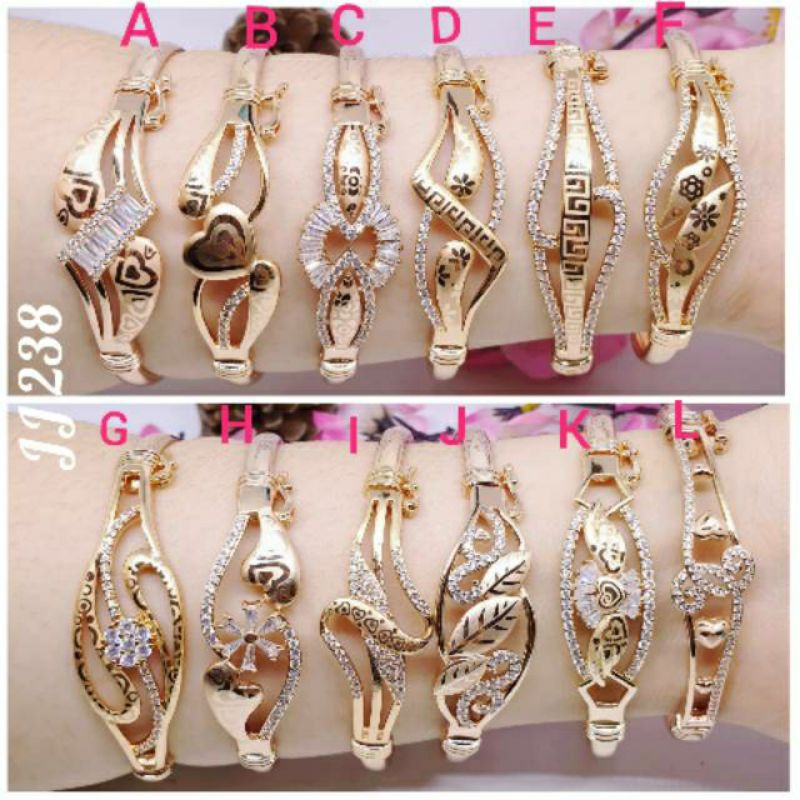 New Gelang bangle korea simple terbaru permata zircon GBX-02