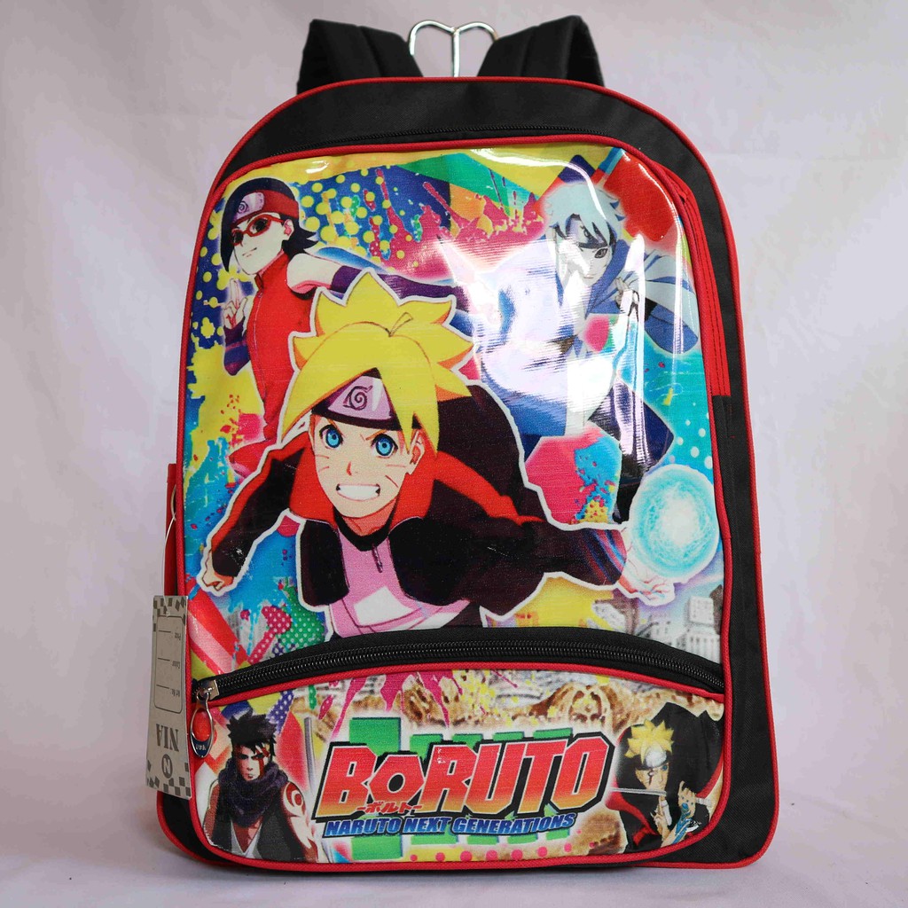 Tas Anak Backpack Ransel Sekolah Cowok Keren Tas Naruto Kuat Awet