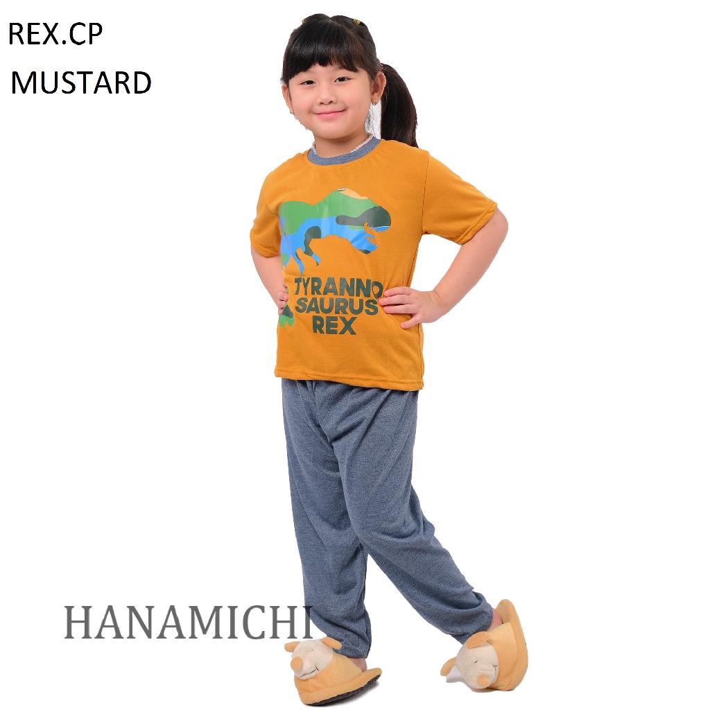 Hanamichi REX.CP Baju Tidur Anak Lengan Pendek