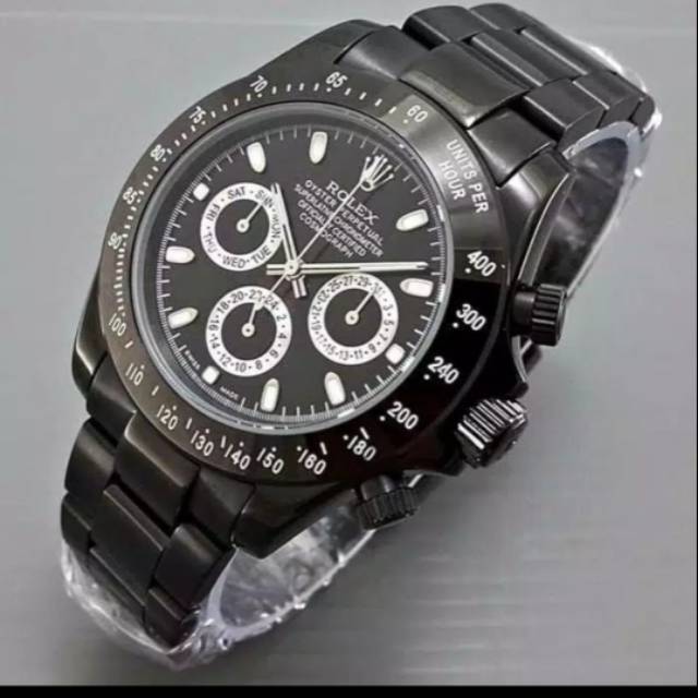 Jam tangan cowok rolex Daytona anti air asli