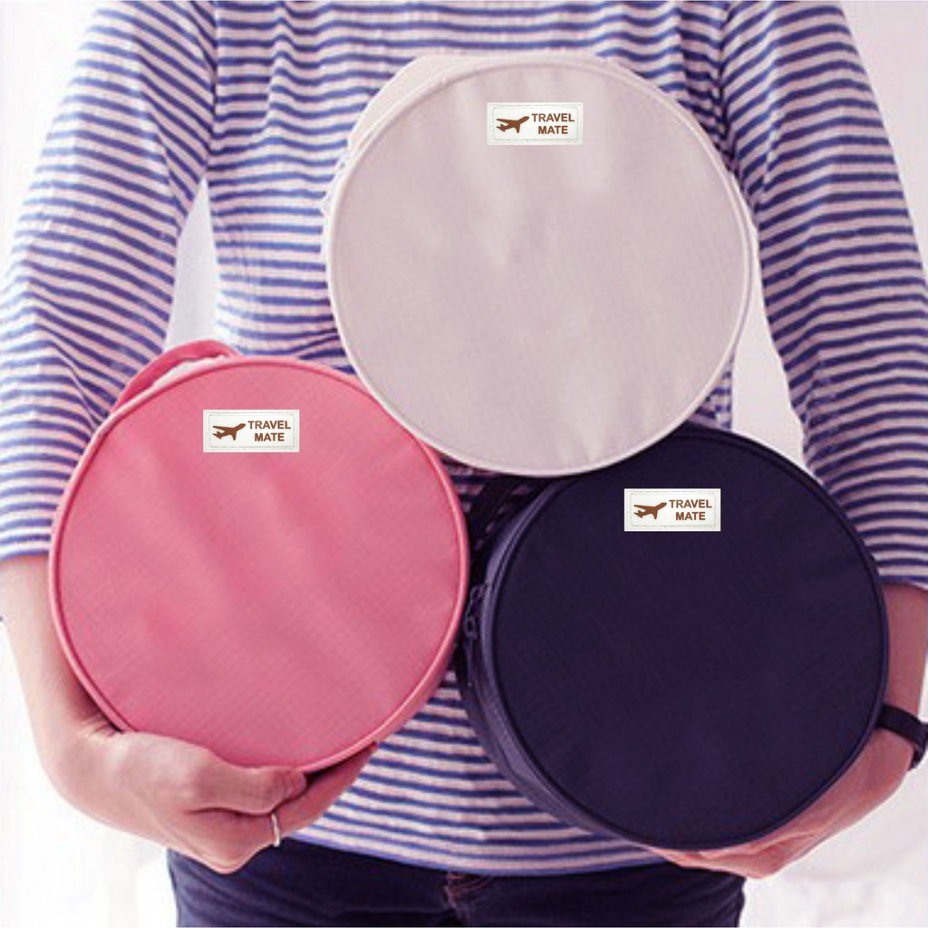 Round Underwear Pouch Tas Pakaian Dalam Bulat M570