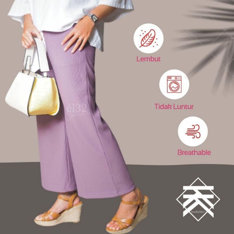 Kulot wanita Mizara Premium,kulot kaki jenjang