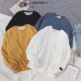 Sweater Kaos  Lengan Panjang Korea  Oversize  Longgar Fit 