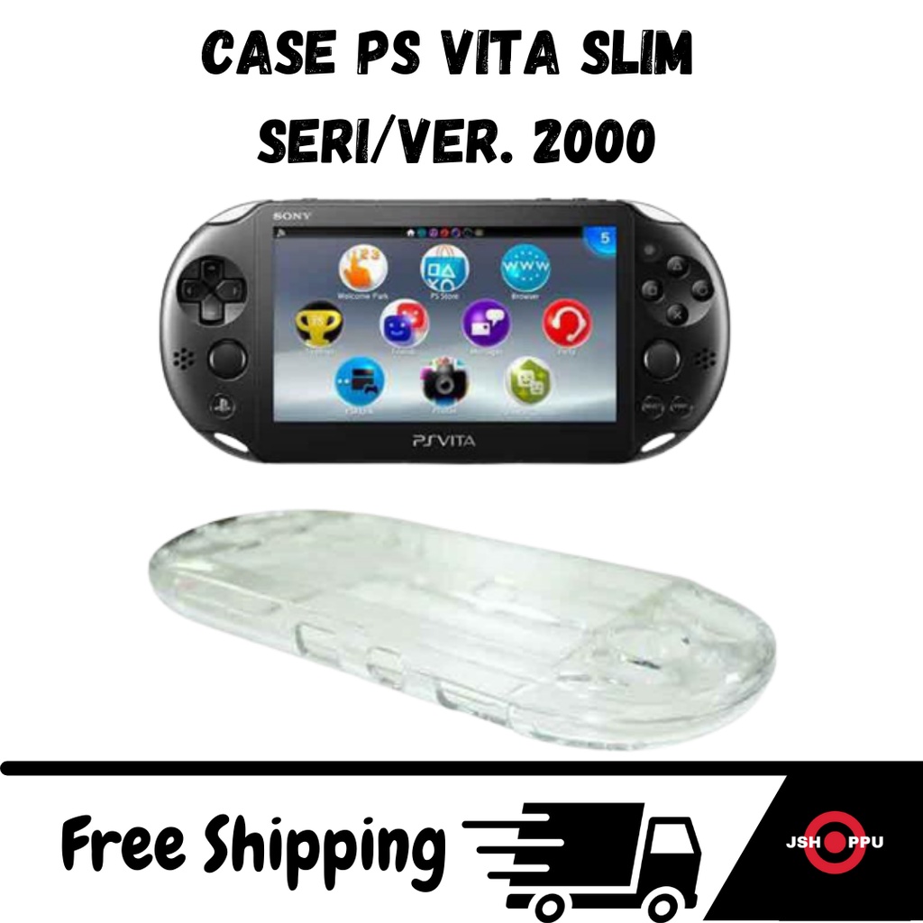 Clear Case Crystal Case Hard Case Mika Transparan Protector PS Vita Slim 2000