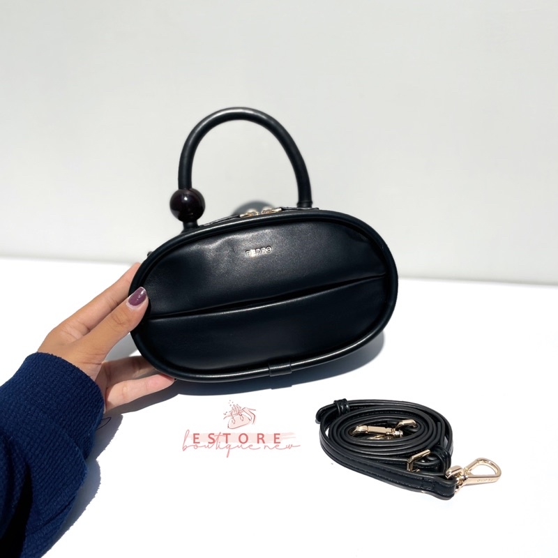 P Mini Oval Shoulder Bag