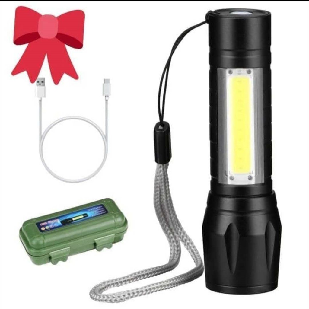 COD-Senter UV TEST UANG Swat Mini Zoom / Senter Police LED- U3 5.0 ATN   bagus