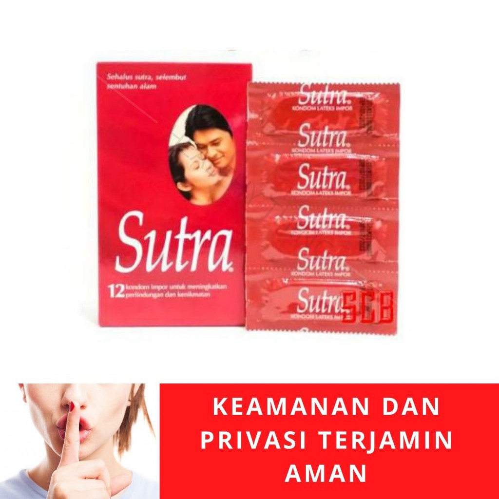 SATUAN Kondom Sutra Classic / Merah Condom - 1 pcs