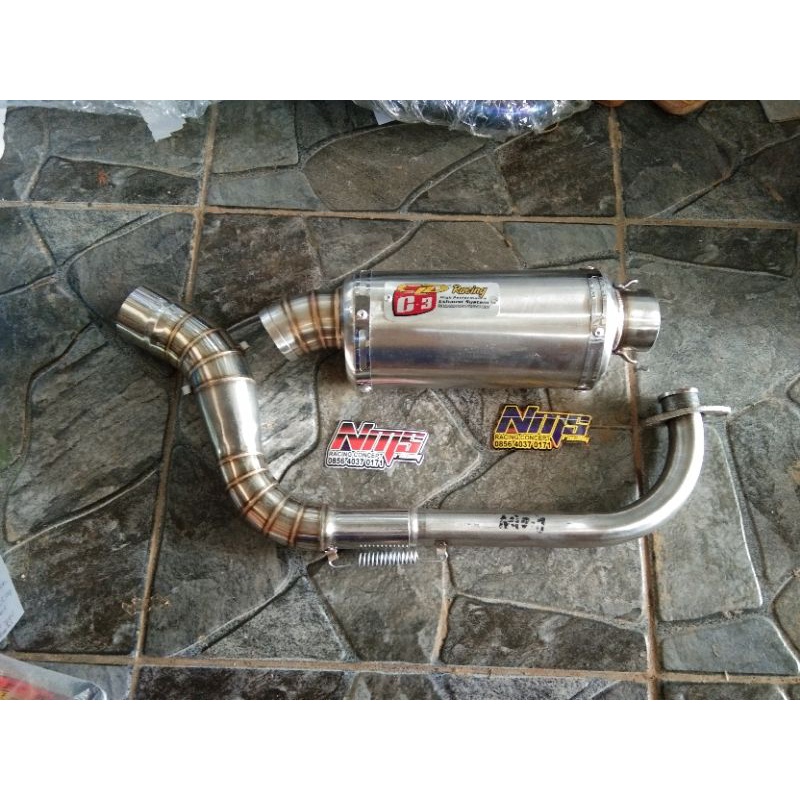 knalpot CLD C3 OVAL N MAX,BEAT, VARIO.DLK