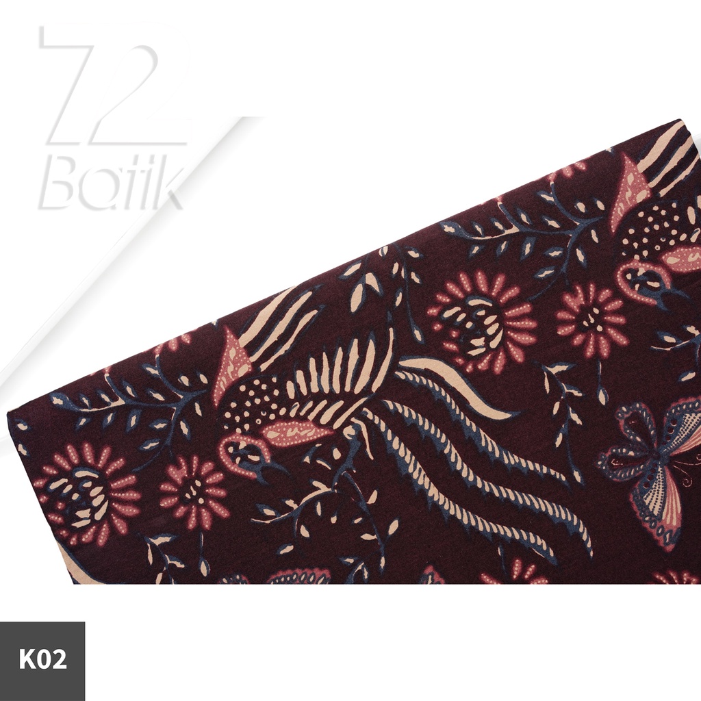 KAIN BATIK PREMIUM Bahan Katun Motif Kupu Kupu Two Tone Pagi Sore Warna Coklat Tua 721609 Cap 72 Jarik Jarit Samping Kebat Panjang Batik Katun Modern Premium Bahan Seragam Batik Pernikahan Kantor Keluarga Murah Kamen Jadi Batik Bali Lembaran