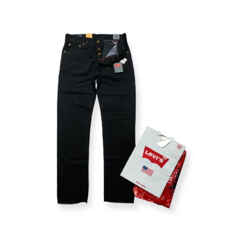 jeans Levis 501 hitam / Levis 501 original - black