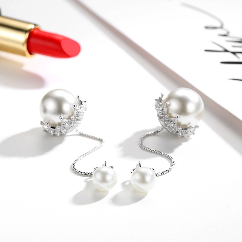 Anting Perak 925 Wanita Renda Perhiasan Fashion EH00036